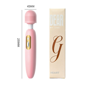 Lailu Milo AV Wand Cherry Blossom Pink <b>Rechargeable</b> Female Roller <b>Vibrating</b> Massager Female Masturbator Sex Toy - Product Image 2