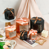 Cajas de Papel para Ventana de Exhibición, Ideales para Pasteles, Dulces, Repostería, Recuerdos de Boda y Regalos