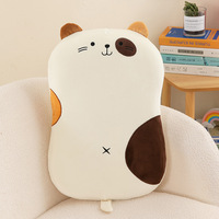 Haute qualité cochon en peluche peaux oreillers doux chat coussin PP coton remplissage couette pour bureau sieste gros cadeau promotionnel