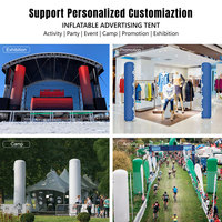 Colonne lumineuse LED gonflable personnalisée, imperméable, durable, multicolores, pour événements, tubes lumineux, piliers lumineux pour éclairage de scène de fête nocturne