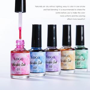 JTING Kit de Uñas de Gel UV con Tinta de Mármol de 12 Colores, Efecto Acuarela, Muestra Gratis, Set de Esmaltes de Uñas de Diseño - Product Image 2