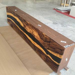 Креативный дизайн грецкого ореха пихта Тополь развлекательный ТВ шкаф для хранения буфетов - Product Image 3