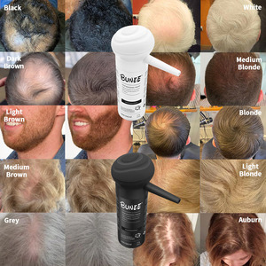 BUNEE 유기농 스타일링 헤어 섬유 파우더 스프레이 애플리케이터 30g 개인 라벨 헤어 섀도우 효과가있는 전기 헤어 빌딩 섬유 - Product Image 5