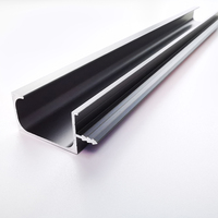Poignées de tiroir et de meuble en alliage d'aluminium noir modernes – Quincaillerie de mobilier durable et écologique