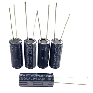 Atacado capacitor 6.8uf 100v-100v 4.7uf china capacitadores corte personalizado fio condensador esr baixo capacitor eletrolítico de alumínio