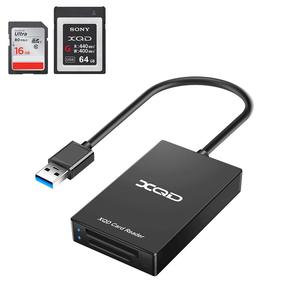 Lecteur de <span class=keywords><strong>carte</strong></span> mémoire USB Rocktek haute vitesse USB 3.0 double port <span class=keywords><strong>XQD</strong></span> pour ordinateur portable - Product Image 2