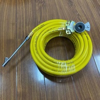 Chine Durable 3/8 "x50ft Tuyau de compresseur d'air en PVC avec Gladhand et mandrin à air (kits de gonflage de pneus), pièce de camion, tuyau de gonfleur de pneu