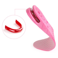 Inserts de talon à coussin d'air à 3 couches 6cm de haut Semelles de chaussures plus hautes Augmentation de la hauteur