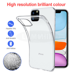 Étui de téléphone transparent en TPU acrylique transparent antichoc mince pour <span class=keywords><strong>iPhone</strong></span> <span class=keywords><strong>11</strong></span> Pro Max X/XS XR 7/8 Plus 5,8/6,1/6,5 pouces - Product Image 6