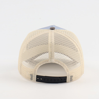 Gorra Trucker Unisex de 5 Paneles de Alta Calidad con Logotipo Personalizado en Parche Tejido, Gorra de Béisbol Deportiva de Malla a Cuadros
