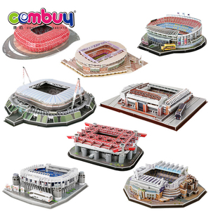 6 + Trẻ Em DIY Đồ Chơi Giấy Mô Hình Bóng Đá Sân Vận Động 3D - Product Image 6