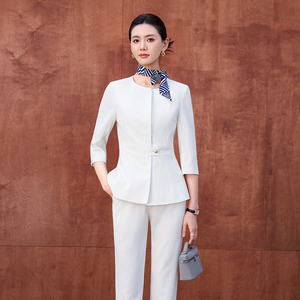 Costume tailleur femme 2026 Nouvelle collection été pour entretien, tenue de réception, combinaison formelle fine - Product Image 6