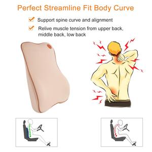 Hot Sale Luxury Designer Polyester <strong>Car</strong> <strong>Pillow</strong> Accessory Seat Cushion with Massage Lumbar Support for <strong>Headrest</strong> <strong>Car</strong> Accessories - Product Image 2