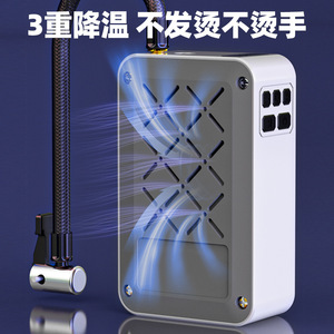 Electric Tire Inflator With Digital Display 3M Cord 30CM Tube Single Cylinder ABS Material Charge Power Bank Function - Product Image 4