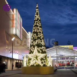 Giant Outdoor Metal Christmas <b>Tree</b> Sculpture <b>LED</b> Night <b>Light</b> Landscape Art Display - Product Image 3