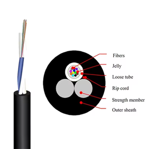 Cable de <span class=keywords><strong>Fibra</strong></span> Óptica ASU ADSS con 2, 4, 6, 12, 24 Núcleos, Mini, 80 Metros de Longitud - Product Image 4