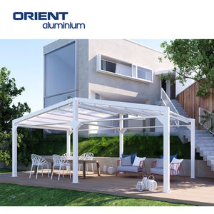 Pergola bioclimatique étanche en aluminium persienne de jardin sur le toit Pergola en aluminium <span class=keywords><strong>6x4</strong></span> Pergola murale motorisée en aluminium - Product Image 6