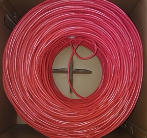 <span class=keywords><strong>สาย</strong></span> Cat5e 1000ft เครือข่าย <span class=keywords><strong>LAN</strong></span> Patch <span class=keywords><strong>สาย</strong></span>อินเทอร์เน็ต UTP 24AWG CCA PVC สีแดง - Product Image 6