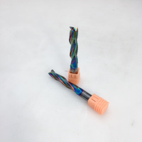 Fraise à spirale en carbure dur coloré TUOKE TK775 1/2x12x60-3F pour le travail du bois, outil de fraisage CNC