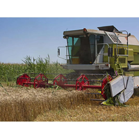 TE100 190HP haute efficacité moissonneuse-batteuse à roues pièces de rechange essentielles pour le blé riz comprend boîte de vitesses moteur vente