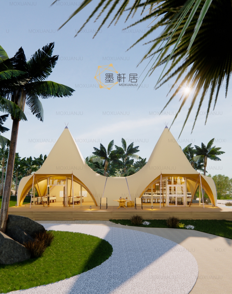 PVC Coated Polyester 6m Outdoor Event Tents Four Season For 31m2
