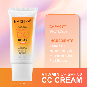 OEM/ODM Vitamin C <strong>BB</strong> and CC Creams Uv Protection Facial Sunscreen SPF 50 Moisturizing Makeup CC Cream Foundation CC Cream - Product Image 6