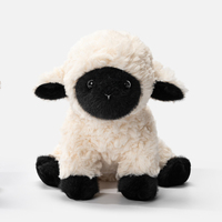 Jouet en peluche mouton personnalisé en usine, en coton PP super doux, haute qualité, fonction anti-stress, design anime, mignon, kawaii, brodé