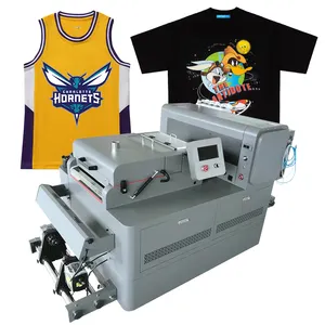 Impressora promocional de alta velocidade com cabeça dupla i3200, 60 cm, DTF-Melt Pro, para transferência de calor em sacolas de roupas, camiseta promocional de alta qualidade