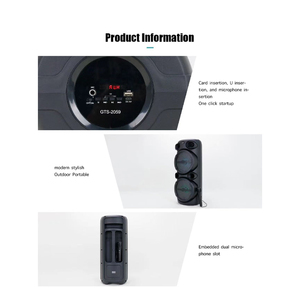 Produk Laris Manis Speaker BT Portabel Daya Tinggi untuk Luar Ruangan Dengan MIC, Speaker Bass DJ Ganda <span class=keywords><strong>8</strong></span> Inch, Subwoofer <span class=keywords><strong>Box</strong></span> Bass Kuat - Product Image 5