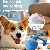 Pelota Eléctrica de Goma TPR para Perros, Juguete Interactivo para Aliviar el Aburrimiento, Activación por Movimiento, Rebote Automático, Fábrica Inteligente