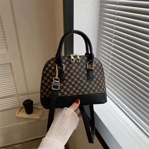 Elegante Bolso Cruzado para Mujer - Bolso de Hombro de Cuero PU con Graffiti y Organizador de Cartera, Relojes Mecánicos de Moda - Product Image 3