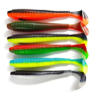 Esca Artificiale Morbida in PVC per la <span class=keywords><strong>Pesca</strong></span> al Luccio e al Branzino Striato - Esca Morbida in Plastica per Luccio del Nord - Product Image 4