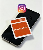 Carte NFC personnalisable, réutilisable, programmable, puce 13,56 MHz, carte NFC en PVC