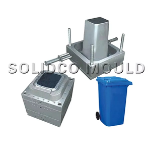 Chất lượng cao tùy chỉnh mở Top Thùng rác bin nhựa chất thải container Khuôn Ép Nhựa thùng rác bin khuôn - Product Image 2