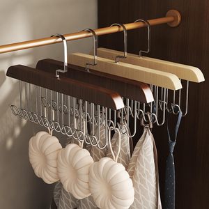 Factory Wholesale 8 <b>Hooks</b> <b>Plastic</b> Bra Hanger Organizer for Wardrobe-Eco-friendly Space Saving Multifunction Hanger - Product Image 2
