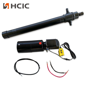 Vente directe usine – Cylindre <span class=keywords><strong>hydraulique</strong></span> <span class=keywords><strong>télescopique</strong></span> 12 tonnes HTC12T, course de 108 pouces, montage inversé, pour benne basculante commerciale, chromé dur - Product Image 2