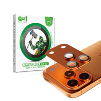 Protection Durable : Lentille en Métal Intégral à Surface Mate avec Verre Trempé Renforcé pour iPhone 17 Pro Max, 17 Pro, 17 Air