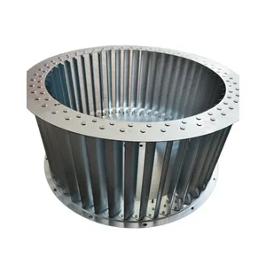 Galvanized sheet material Riveted structure Impeller of forward tilting centrifugal fan