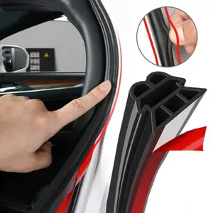 Car Door Seal Strip Rubber Auto Trunk Edge Strip Moulding Trim Black Accessories