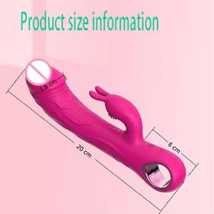 Il Miglior Vibratore a Doppia Testa a Forma di Coniglio con 10 Frequenze per Coppie, Masturbazione Femminile e Giochi Erotici - Product Image 3