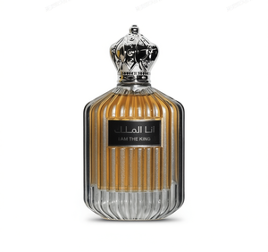 Perfume I Am the King en Botella de Vidrio para Hombre, Aroma Amaderado, Tamaño Regular, Estilo Árabe - Product Image 1