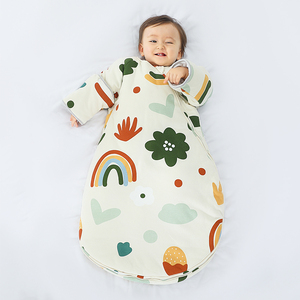 Sacco nanna autunnale e invernale per neonati, trapuntino in velluto a pois ispessito anti-scalcio per bambini, sacco nanna lenitivo per neonati quattro stagioni - Product Image 3