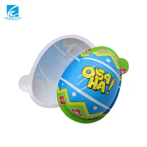 Customized Food Cartoon Kinder Joy Pack Surprise PVC Egg Plastic Blister PVC Thermoforming Egg Package Shell