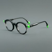 Monture de lunettes vintage en acétate pour hommes, lunettes optiques de qualité supérieure, lunettes pour femmes, monture de lunettes