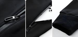 ชุดวอร์มพิมพ์ลายและปักโลโก้ตามสั่ง |   ชุดจ็อกเกอร์ผ้าฝ้าย 100% แบบซิปเต็มตัวสำหรับผู้ชาย |   ชุดกีฬาทีมลำลองแบบเรียบง่าย - Product Image 4