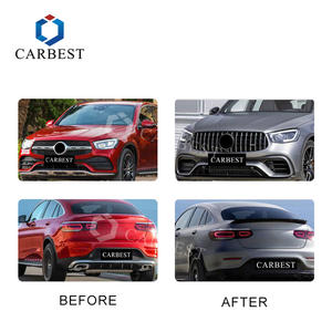 Amazon Offre Spéciale accessoires de voiture mise à niveau GLC coupé kit de carrosserie pour <span class=keywords><strong>mercedes</strong></span>-benz 2020 à GLC63 coupé AMG - Product Image 2