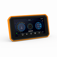 Aoocci BM6 Écran de navigation GPS pour moto de 6,0 pouces, 800 nits, étanche IP67, avec Apple CarPlay sans fil et écran tactile