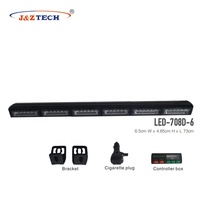 Wenzhou 12V/24V aluminium véhicule d'urgence Flash avertissement barre lumineuse toit de voiture lumineux LED ambre balise barre DASH lumière accessoire
