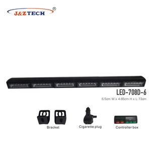 ไฟฉุกเฉินสำหรับยานพาหนะ 12V/24V วัสดุอะลูมิเนียม ยี่ห้อ Wenzhou ไฟเตือนแบบแท่ง LED สีเหลืองอำพัน ติดตั้งบนหลังคารถ ไฟสัญญาณแบบแท่งสำหรับติดตั้งบนแผงหน้าปัดรถยนต์ - Product Image 3