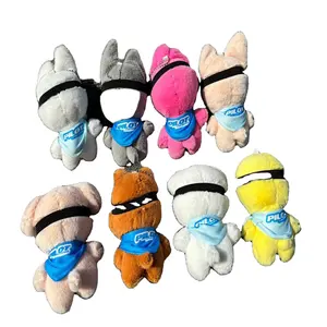 Shili-Spielzeug Kpop-Stray Kid Pilot Plüschpuppen-Cartoon SKZ gefüllte Spielzeuge Schlüsselanhänger Tasche Anhänger Felix HyunJin Bangchan für Fans